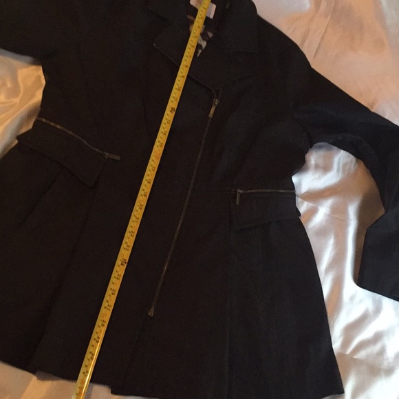 Laundry by Shelli Segal black coat/Jacket pleated - Picture 8 of 8